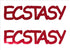 Custom-Buzz Word - ECSTASY Red