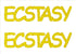 Custom-Buzz Word - ECSTASY Yellow Paper