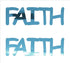 Custom-Buzz Word - FAITH Blue Sky