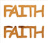 Custom-Buzz Word - FAITH Orange