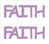 Custom-Buzz Word - FAITH Pink