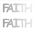 Custom-Buzz Word - FAITH Silver