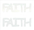 Custom-Buzz Word - FAITH White