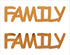 Custom-Buzz Word - FAMILY Orange