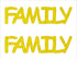 Custom-Buzz Word - FAMILY Yellow Paper