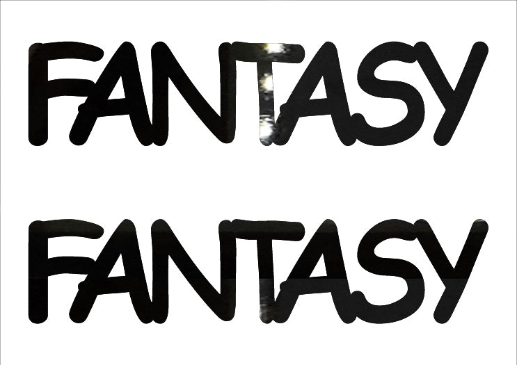 Custom-Buzz Word - FANTASY Black