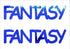 Custom-Buzz Word - FANTASY Blue Royal