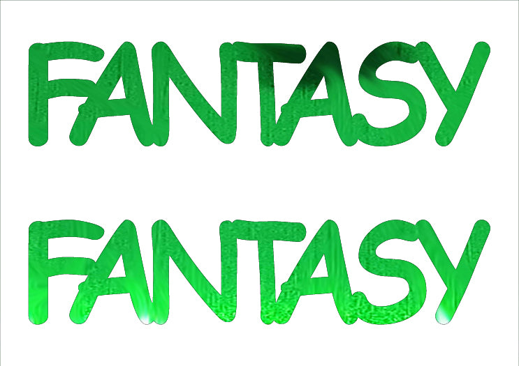 Custom-Buzz Word - FANTASY Green