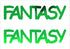 Custom-Buzz Word - FANTASY Green