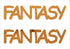 Custom-Buzz Word - FANTASY Orange