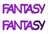 Custom-Buzz Word - FANTASY Purple