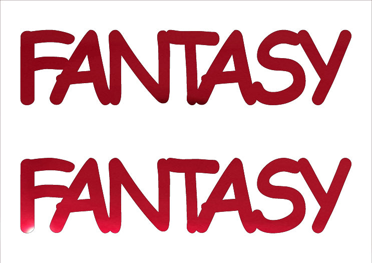 Custom-Buzz Word - FANTASY Red