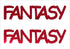 Custom-Buzz Word - FANTASY Red