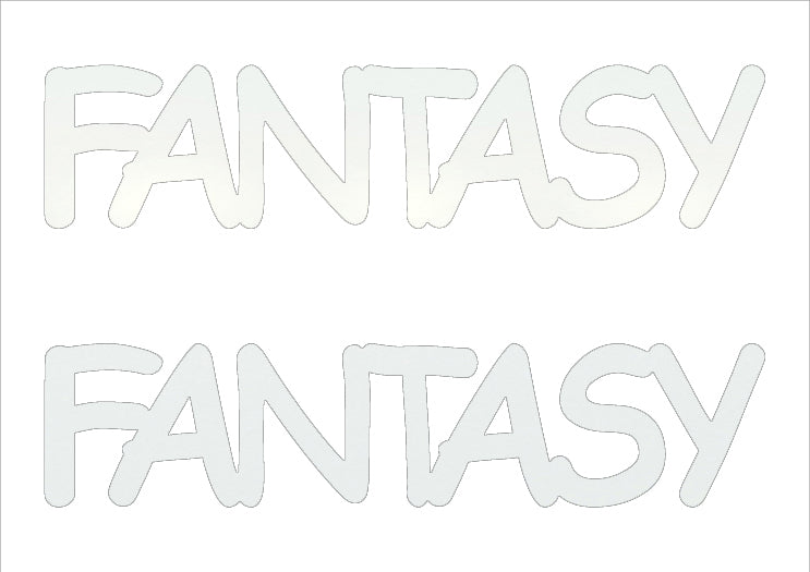 Custom-Buzz Word - FANTASY White