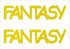 Custom-Buzz Word - FANTASY Yellow Paper