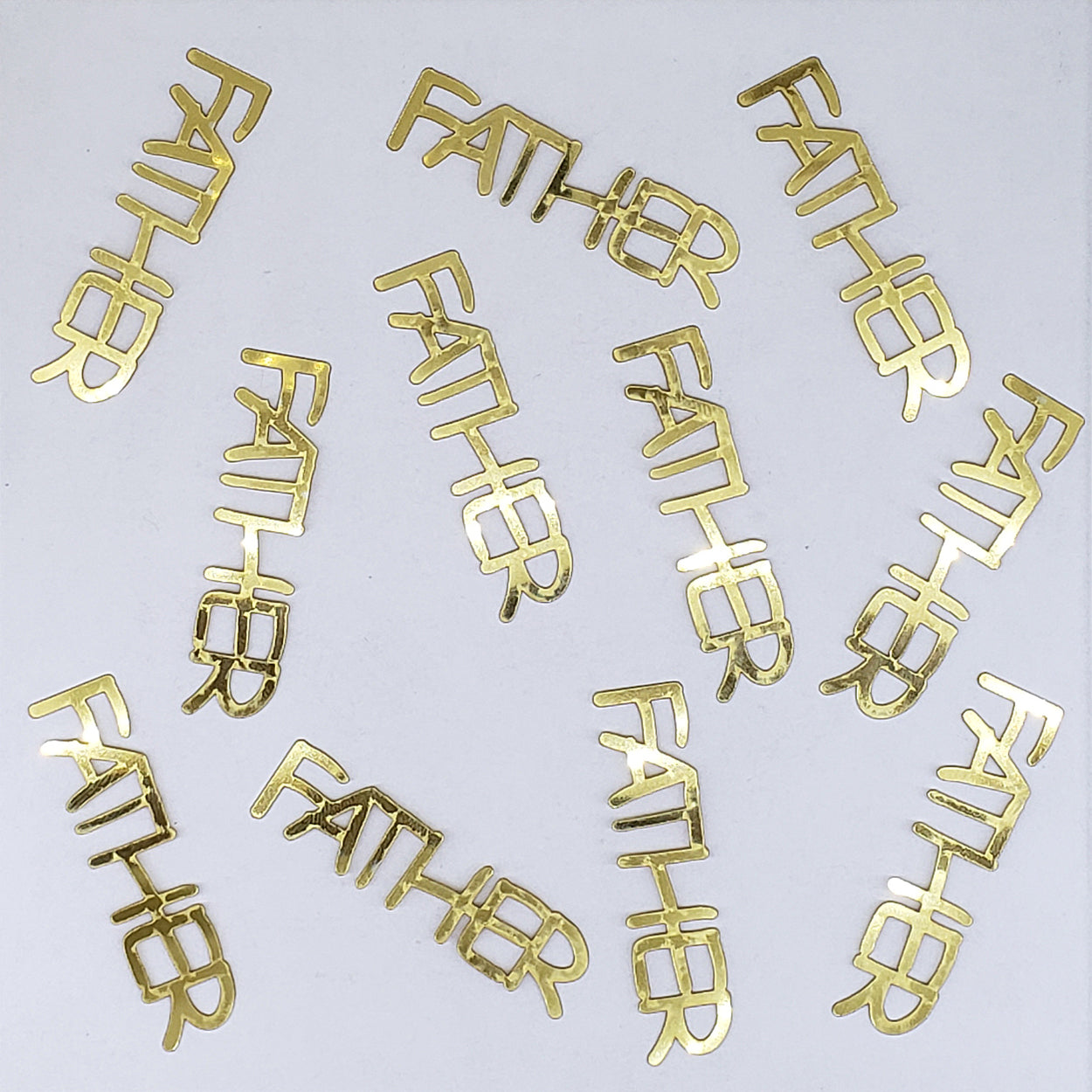 Custom-Buzz Word - FATHER Gold