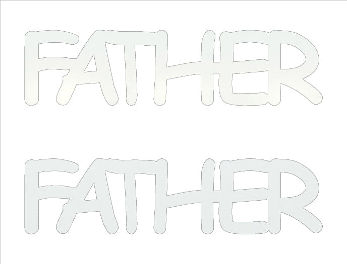 Custom-Buzz Word - FATHER White