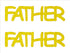 Custom-Buzz Word - FATHER Yellow Paper