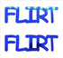 Custom-Buzz Word - FLIRT Blue Royal