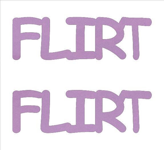 Custom-Buzz Word - FLIRT Pink