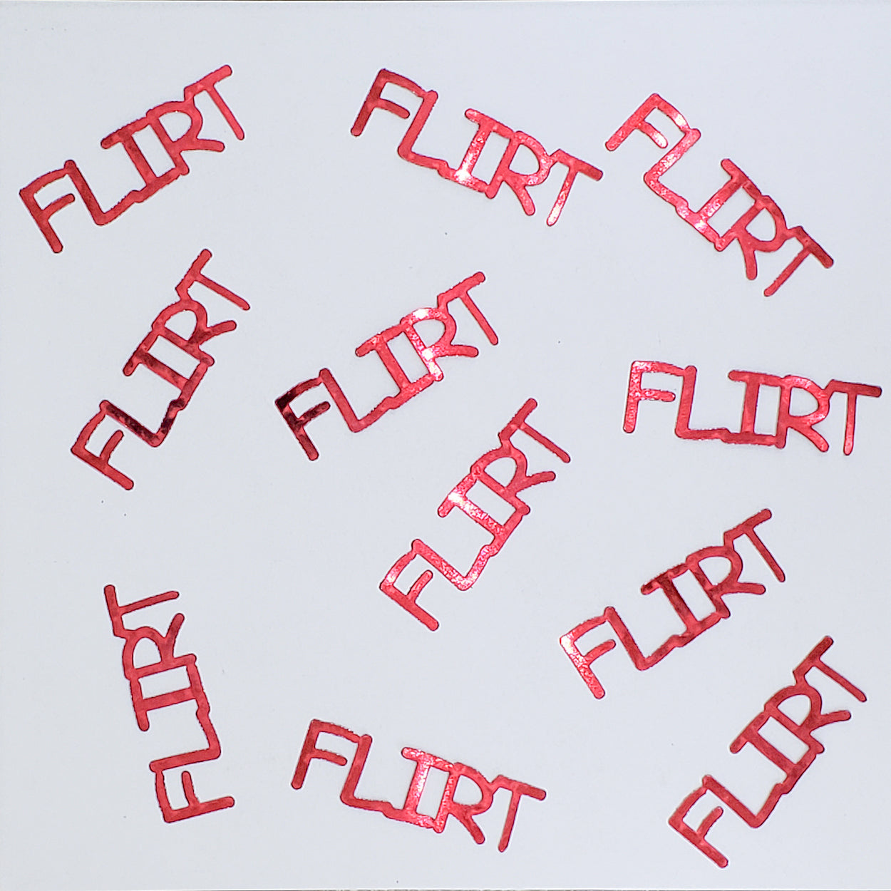 Custom-Buzz Word - FLIRT Red