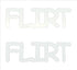 Custom-Buzz Word - FLIRT White