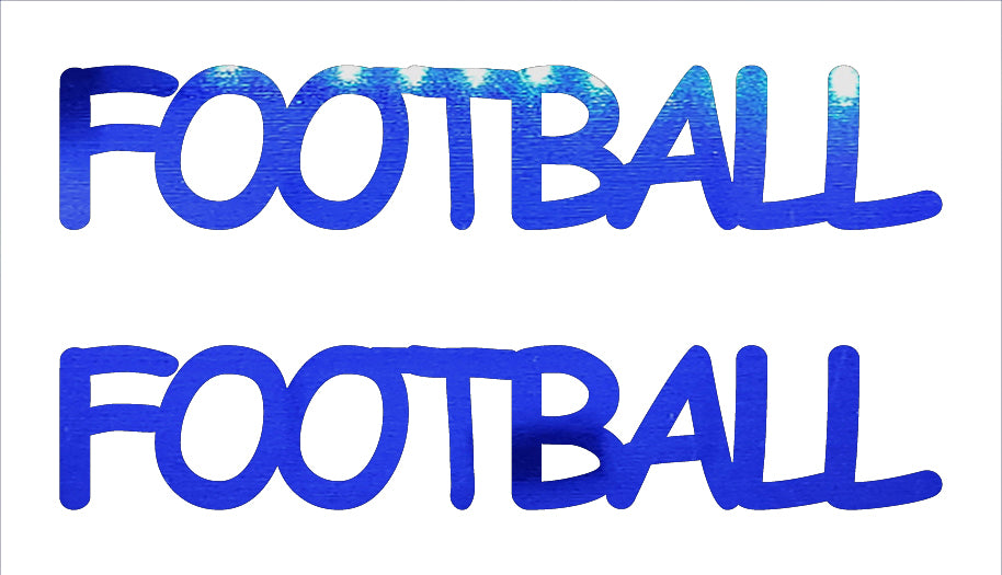 Custom-Buzz Word - FOOTBALL Blue Royal