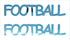 Custom-Buzz Word - FOOTBALL Blue Sky