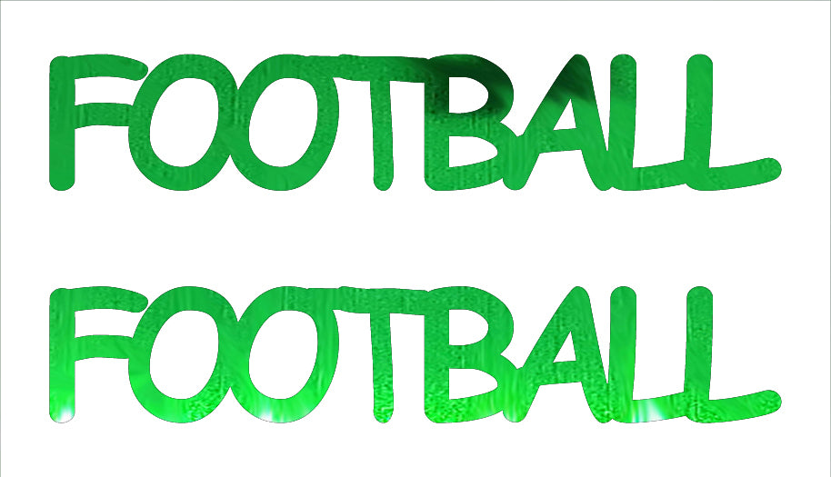 Custom-Buzz Word - FOOTBALL Green