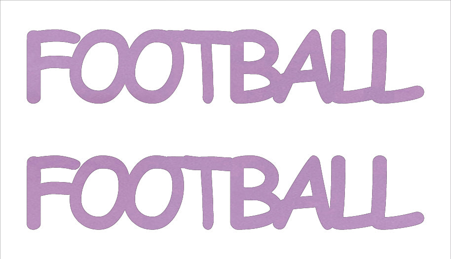 Custom-Buzz Word - FOOTBALL Pink