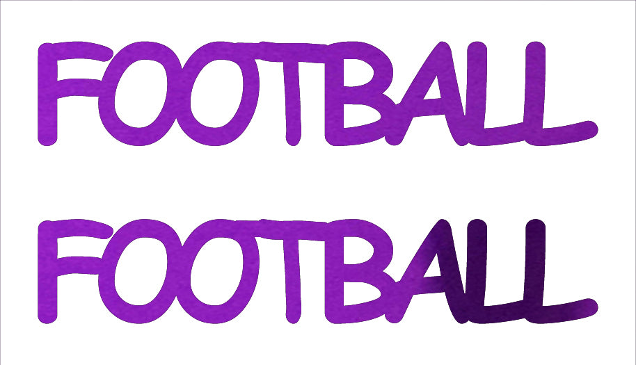 Custom-Buzz Word - FOOTBALL Purple