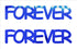 Custom-Buzz Word - FOREVER Blue Royal