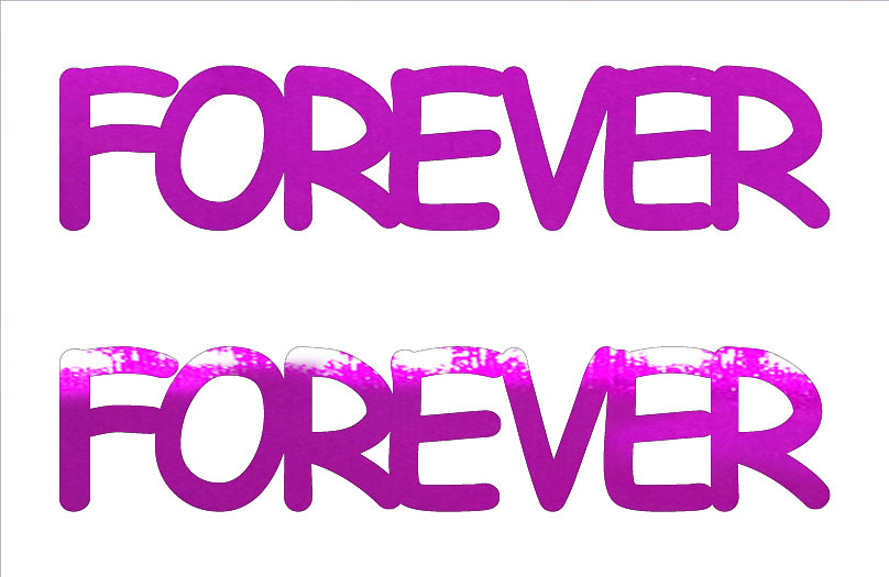 Custom-Buzz Word - FOREVER Fuchsia