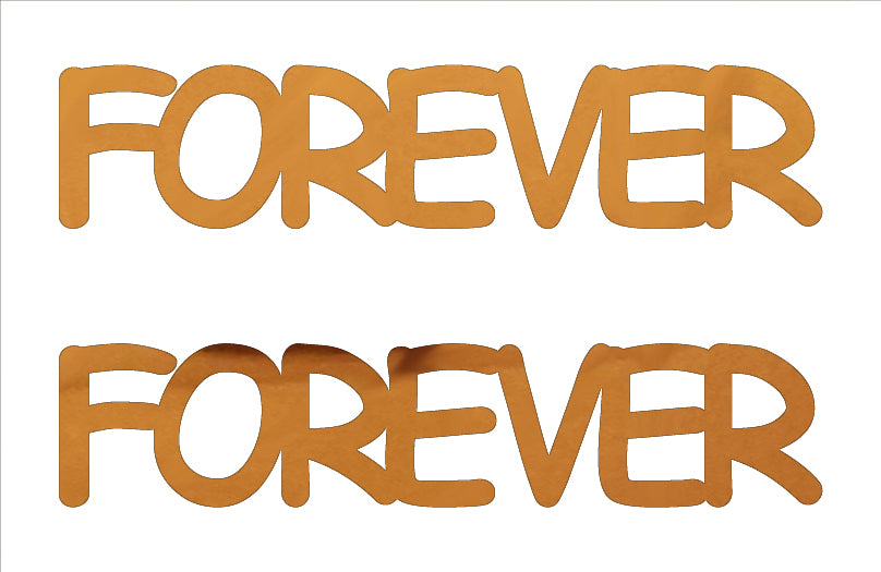 Custom-Buzz Word - FOREVER Orange