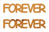 Custom-Buzz Word - FOREVER Orange