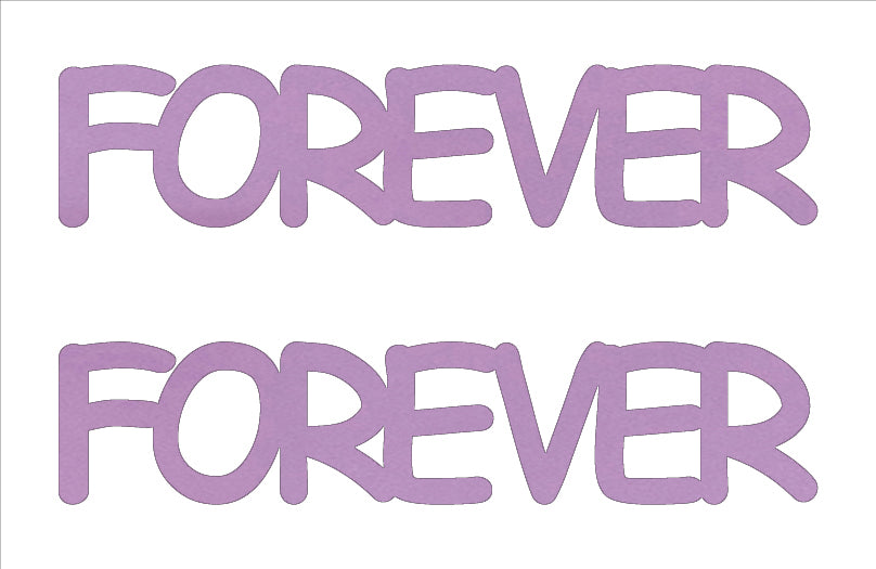 Custom-Buzz Word - FOREVER Pink