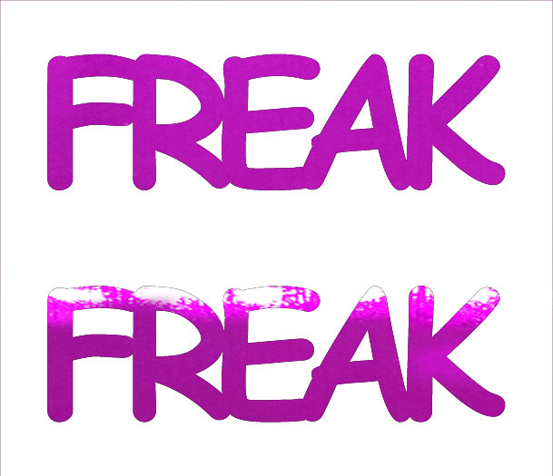 Custom-Buzz Word - FREAK Fuchsia