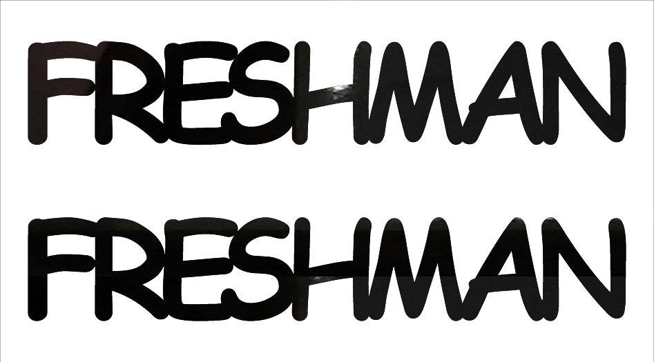 Custom-Buzz Word - FRESHMAN Black