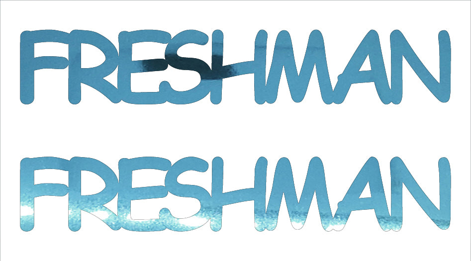 Custom-Buzz Word - FRESHMAN Blue Sky