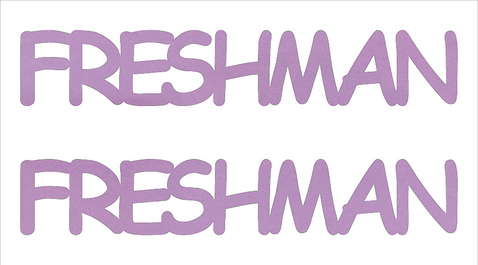 Custom-Buzz Word - FRESHMAN Pink