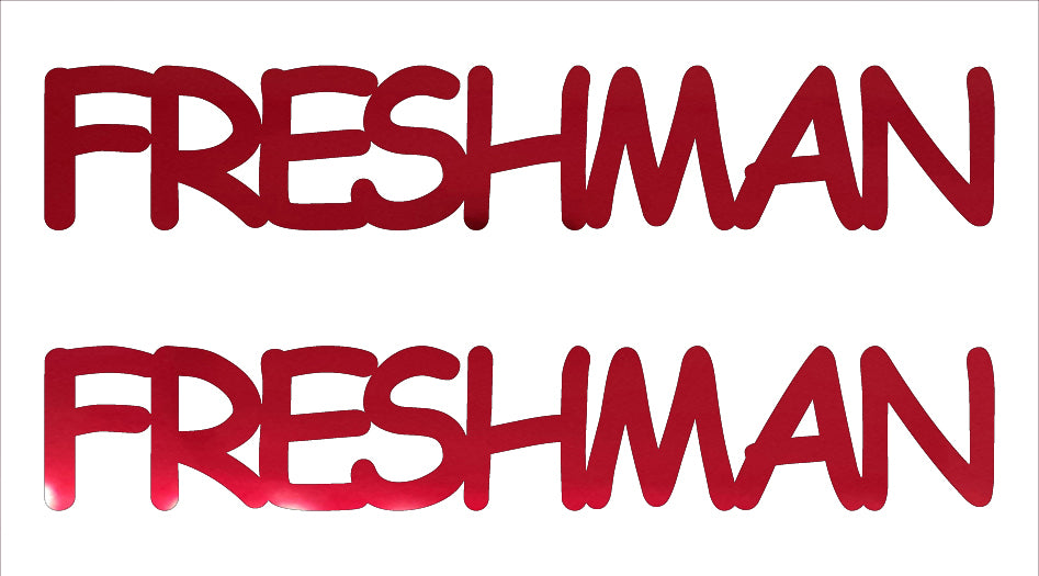 Custom-Buzz Word - FRESHMAN Red