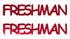 Custom-Buzz Word - FRESHMAN Red