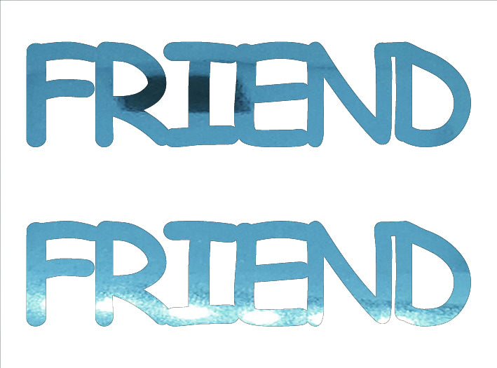 Custom-Buzz Word - FRIEND Blue Sky