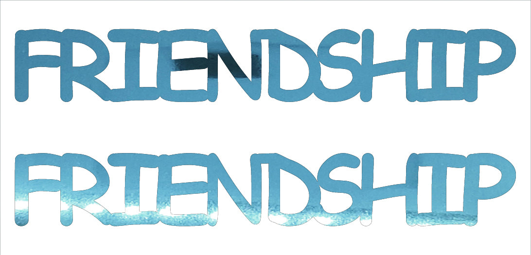 Custom-Buzz Word - FRIENDSHIP Blue Sky