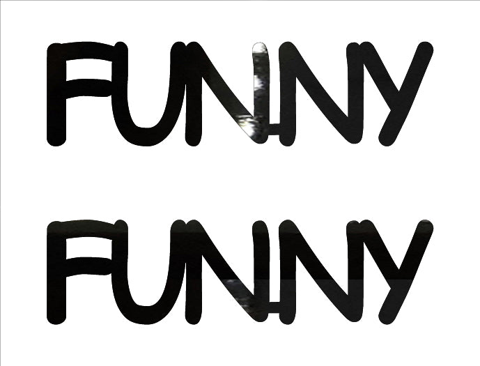 Custom-Buzz Word - FUNNY Black