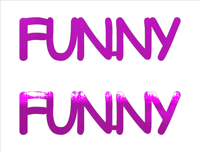 Custom-Buzz Word - FUNNY Fuchsia