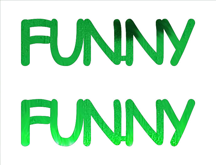 Custom-Buzz Word - FUNNY Green