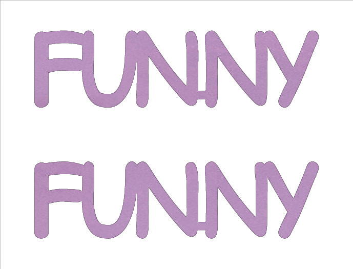 Custom-Buzz Word - FUNNY Pink