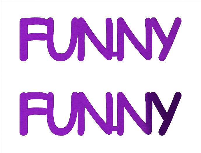 Custom-Buzz Word - FUNNY Purple