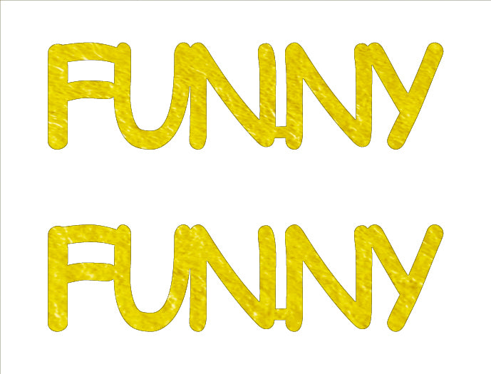 Custom-Buzz Word - FUNNY Yellow Paper